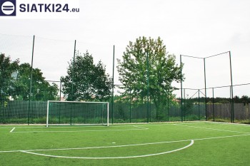 Siatki Ciechanów - Tu zabezpieczysz ogrodzenie boiska w siatki; siatki polipropylenowe na ogrodzenia boisk. dla terenów Ciechanowa