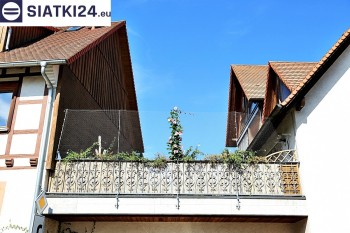 Siatki Ciechanów - Siatka zabezpieczająca balustrady na tarasie i schodach dla terenów Ciechanowa